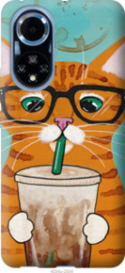 Чехол Зеленоглазый кот в очках для Huawei Nova 9