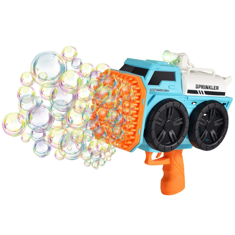 Пистолет с мыльными пузырями SHT KB1295 Truck на 139 отверстий + 2xbottle 60ml (Blue)