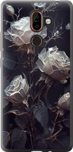 Чехол Розы 2 для Nokia 7 Plus