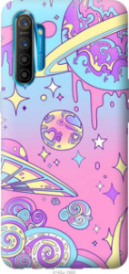Чехол Розовая галактика для Realme XT