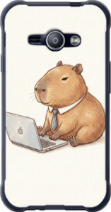 Чехол Funny Capybara CEO Working для Samsung Galaxy J1 Ace J110H