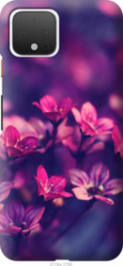 Чехол Пурпурные цветы для Google Pixel 4