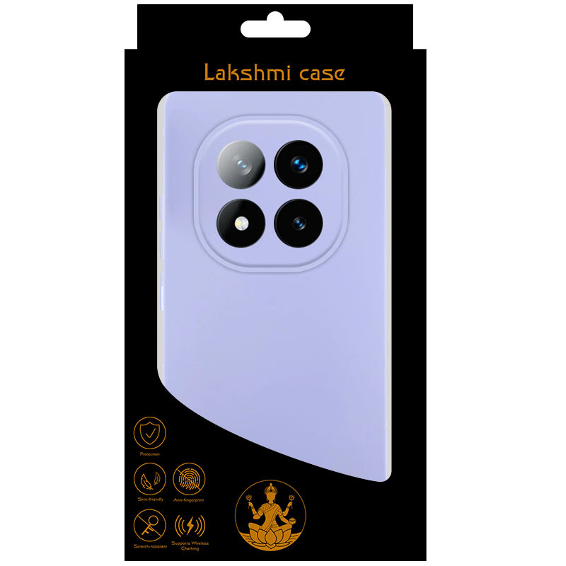 Чохол Silicone Cover Lakshmi Full Camera (AAA) на Xiaomi Redmi Note 14 Pro+ (Бузковий / Dasheen) в магазині vchehle.ua