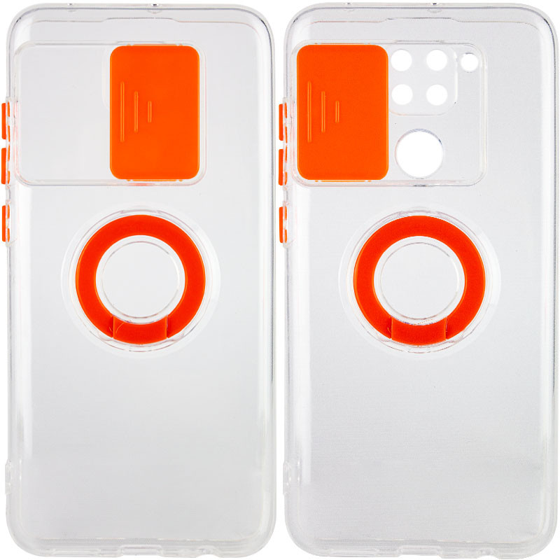 

Чохол Camshield ColorRing TPU зі шторкою для камери на Xiaomi Redmi Note 9 / Redmi 10X (Помаранчевий) 1162409