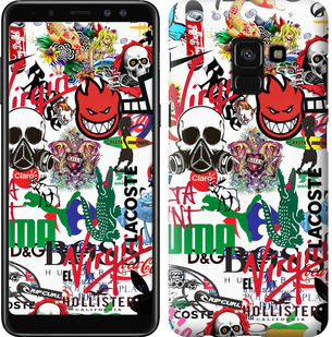 

Чохол Many different logos на Samsung Galaxy A8 2018 A530F 637932