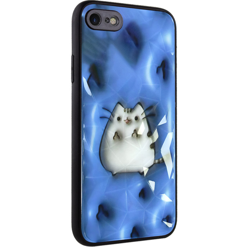 Фото TPU+PC чехол Prisma Fluffie для Apple iPhone 7 / 8 / SE (2020) (4.7") (Pusheen) в магазине vchehle.ua