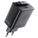 СЗУ Acefast A110 GaN With Retractable Cable Type-C PD30W (1USB-C) (Black)