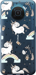 

Чохол Єдиноріг і кава для Nokia X20 1607460