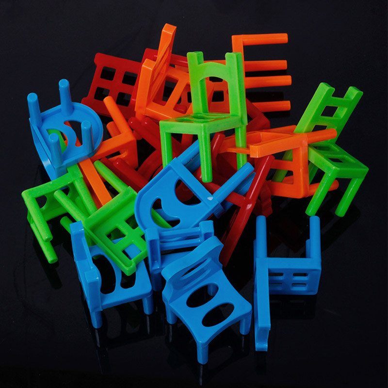 Настільна інтерактивна гра Ummi 301 Balance Chairs (18pcs) (Colorful) в магазині vchehle.ua