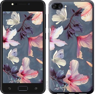 

Чехол Нарисованные цветы для Asus ZenFone 4 Max ZC554KL 698160