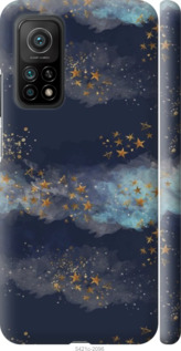 

Чохол Ночь золотые звезды для Xiaomi Mi 10T 1406232