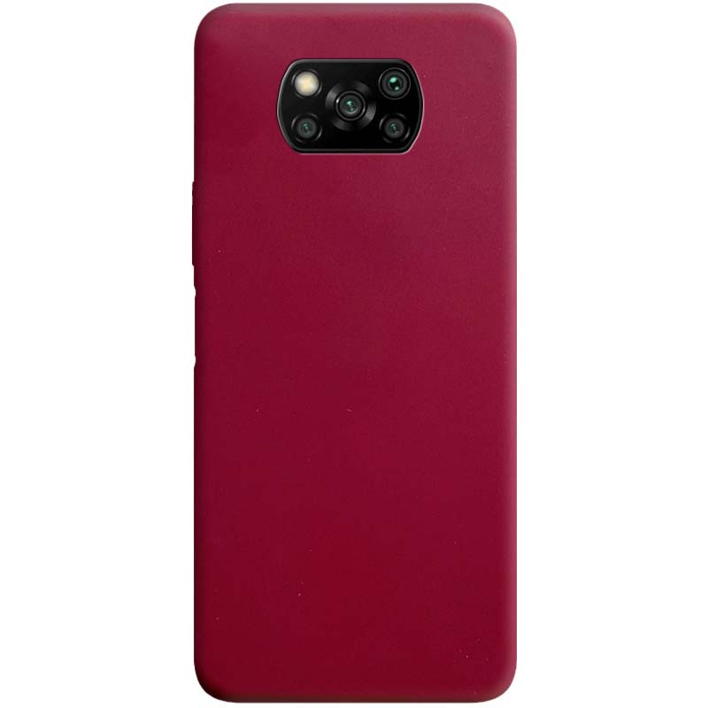 

Силіконовий чохол Candy для Xiaomi Poco X3 NFC (Бордовий) 1067245