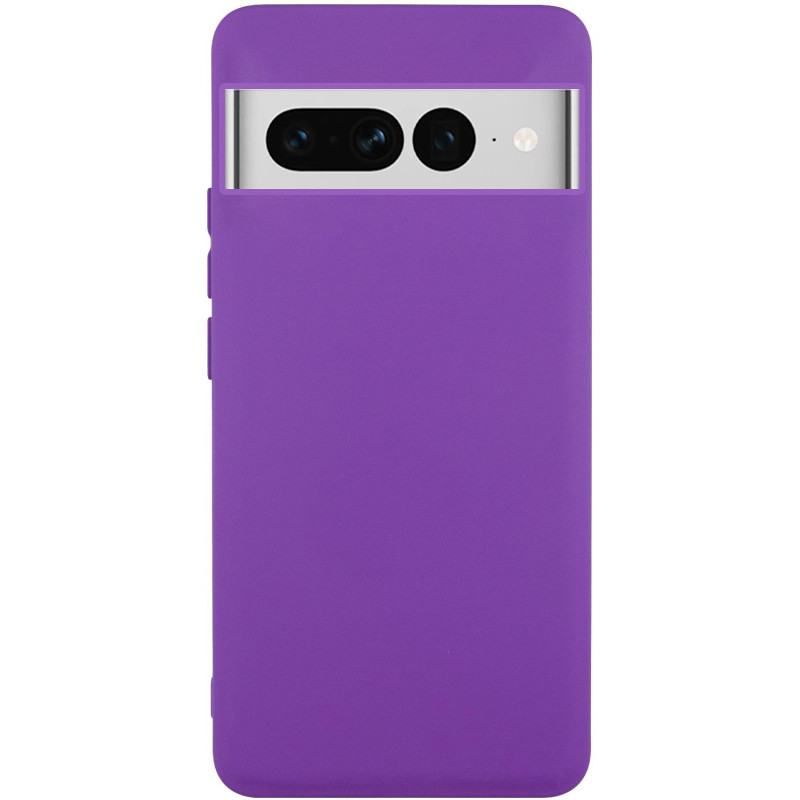 Чехол TPU GETMAN Liquid Silk для Google Pixel 7 Pro (Фиолетовый / Purple)