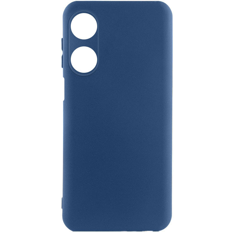 Чехол Silicone Cover Lakshmi Full Camera (A) для Oppo A38 / A18 (Синий / Navy Blue)