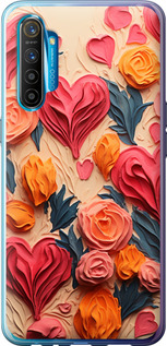 

Чехол Сердечки 3 для Realme XT 1645596