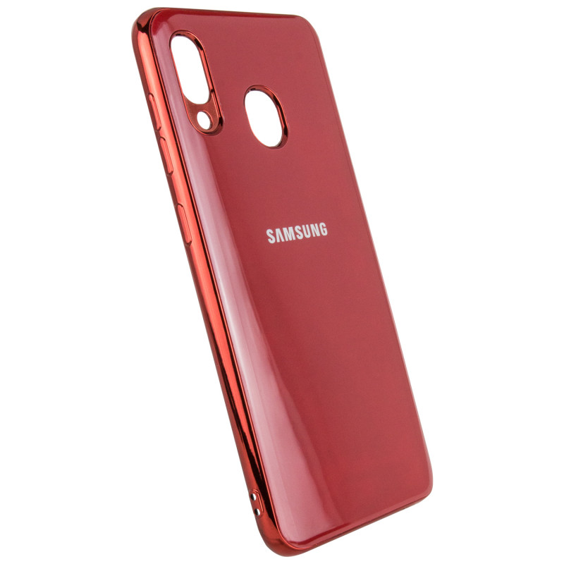 

TPU чохол GLOSSY LOGO для Samsung Galaxy A30 (Червоний) 713654