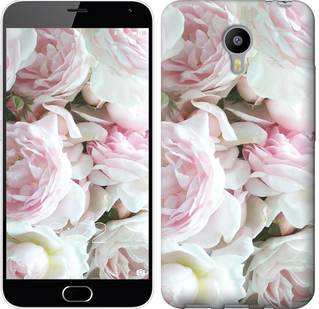 Чехол Пионы v2 для Meizu M2 Note