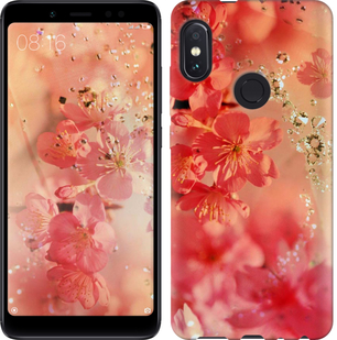 

Чехол Розовые цветы для Xiaomi Redmi Note 5 (DC) 650298