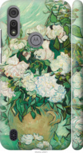 Чехол Винсент Ван Гог. Ваза с розами для Motorola E6s