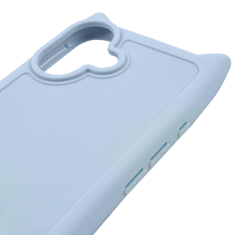 Чехол TPU GETMAN Cat with straps для Apple iPhone 16 Plus (6.7") (Blue) в магазине vchehle.ua