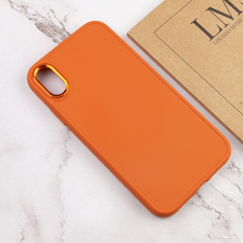 TPU чехол Bonbon Metal Style для Apple iPhone XR (6.1") (Оранжевый / Papaya) в магазине vchehle.ua