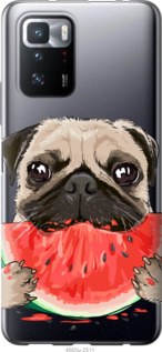 

Чохол Мопс і кавун на Xiaomi Poco X3 GT 1229064