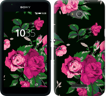 

Чехол Розы на черном фоне для Sony Xperia E4g 547020
