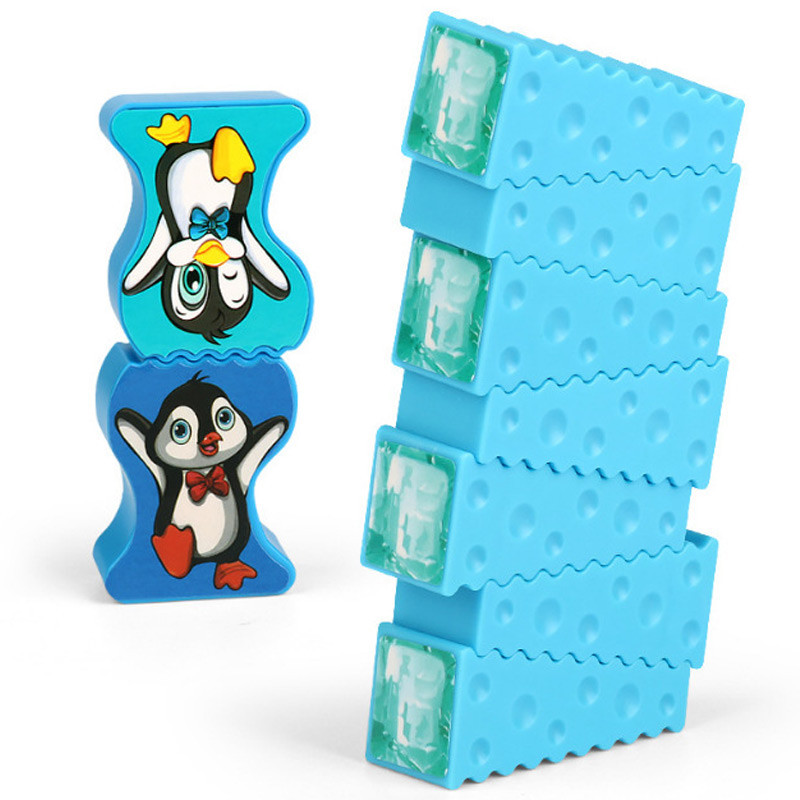 Фото Настольная интерактивная игра Ummi 707-B18 Penguin Ice-stacking Game (Blue) на vchehle.ua