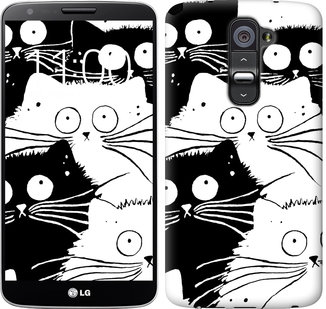 

Чехол Коты v2 для LG G2 285418