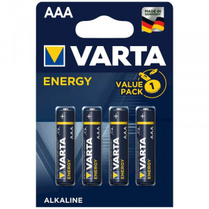 Батарейка Varta Energy AAA BLI 4 Alkaline LR3 (4103)