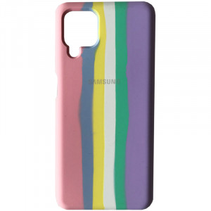 Чехол Silicone Cover Full Rainbow для Samsung Galaxy A22 4G