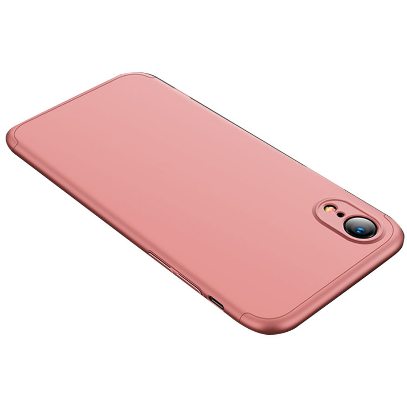 

Пластикова накладка GKK LikGus 360 градусів (орр) на Apple iPhone XR (6.1") (Рожевий / Rose gold) 1217226