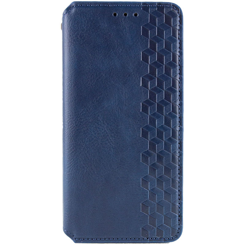 Кожаный чехол-книжка GETMAN Cubic (PU) для Oppo A98 (Синий)