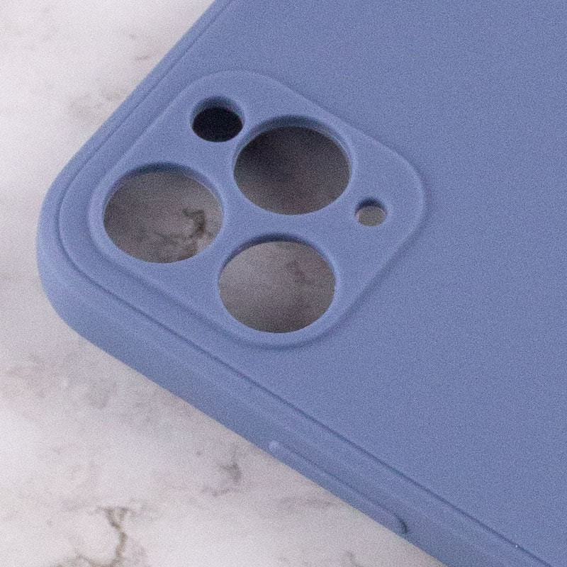 Силиконовый чехол Candy Full Camera для Apple iPhone 11 Pro (5.8") (Голубой / Mist blue) в магазине vchehle.ua