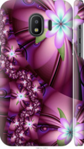 Чехол Цветочная мозаика для Samsung Galaxy J2 2018