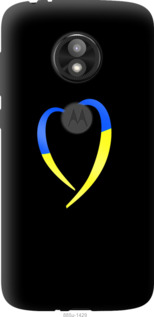 Чехол Жёлто-голубое сердце для Motorola Moto E5 Play