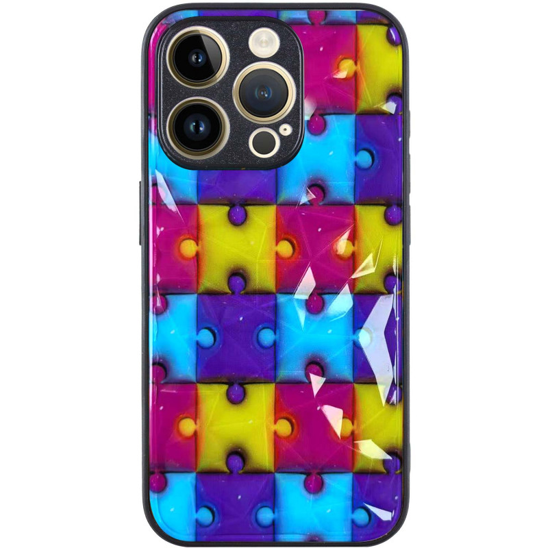 TPU+PC чехол Prisma Fluffie для Apple iPhone 13 Pro Max (6.7") (Puzzle)