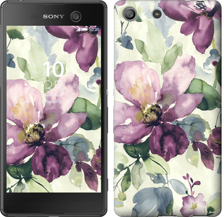 

Чохол Квіти аквареллю для Sony Xperia M5 296674