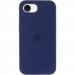 Чехол Silicone Case Full Protective (AA) для Apple iPhone 16e (6.1") (Синий / Deep navy)
