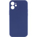 Чохол Silicone Case Full Camera Protective (AA) NO LOGO на Apple iPhone 12 (6.1") (Синій / Deep navy)