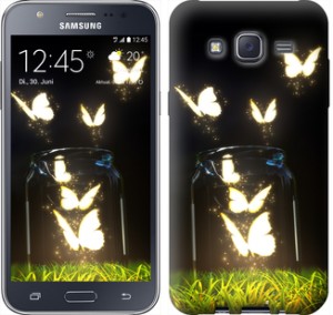 Чехол Бабочки для Samsung Galaxy J5 (2015) J500H