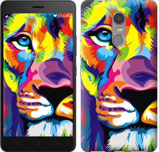 

Чохол Різнобарвний лев на Lenovo K6 Note 639561