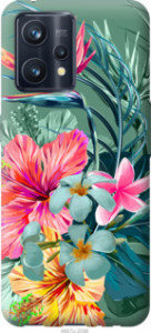 Чохол Тропічні квіти v1 на Realme 9 Pro Plus