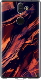 

Чехол Черно-оранжевая абстракция для Nokia 8 Sirocco 1404983