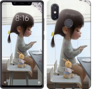 

Чехол Милая девочка с зайчиком для Xiaomi Mi8 SE 669356