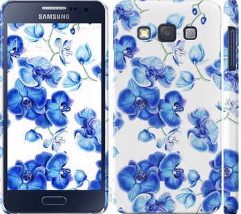 

Чехол Голубые орхидеи для Samsung Galaxy A3 A300H 724888