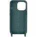 Чехол Cord case c длинным цветным ремешком для Apple iPhone 13 Pro (6.1") (Зеленый / Forest green) в магазине vchehle.ua