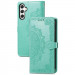 Фото Кожаный чехол-книжка Art Case с визитницей для Samsung Galaxy A35 (Бирюзовый) на vchehle.ua