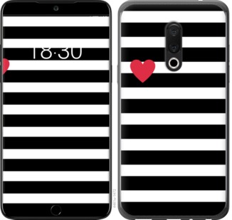 

Чехол Черно-белые полосы для Meizu 15 751934