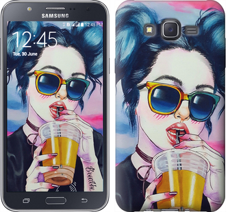 

Чехол Арт-девушка в очках для Samsung Galaxy J7 J700H 246960